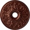 Ekena Millwork Ashley Ceiling Medallion (Fits Canopies up to 4 3/4"), 23 7/8"OD x 4"ID x 2 1/8"P, Antique Copper CM23ASACS - alternate 1